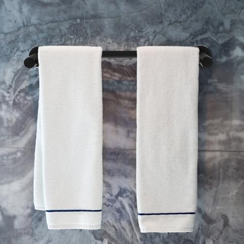 Barre de serviettes simple en acier inoxydable 304 noir mat