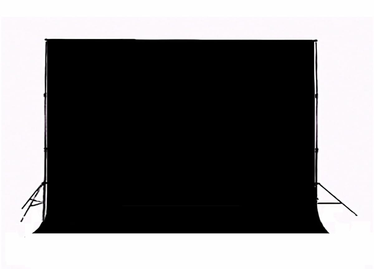 HMTfoto Solid Photography Backdrop Background Chromakey Muslin Portrait Background Screen for Photo Video Studio… (White, 8x10ft)