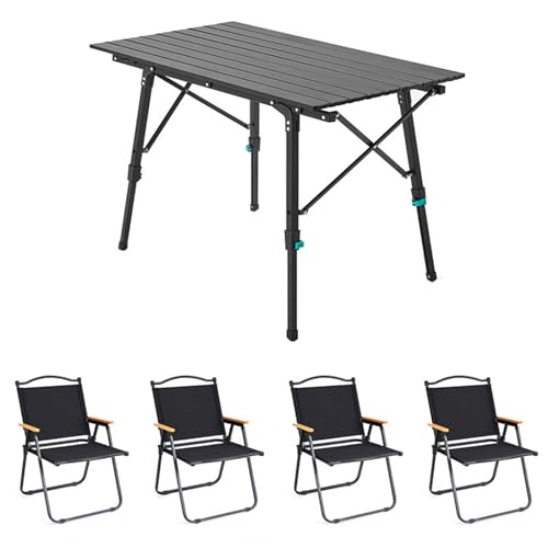 Table pliante de camping portative pour extérieur cuisine et plage - 2