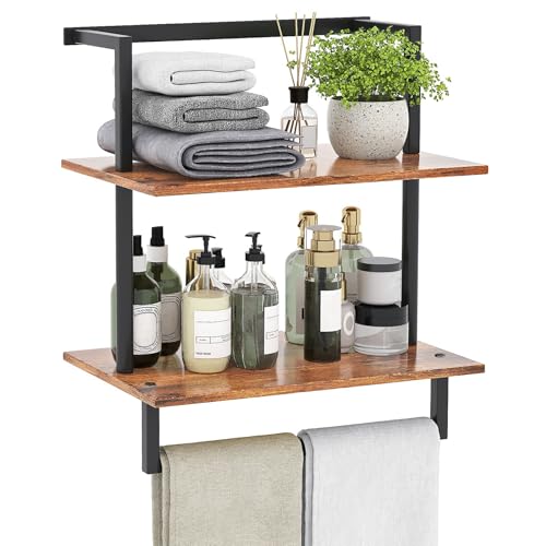 yeavs Wall Mounted Towel Rack for Bathroom, Bath Storage Holder