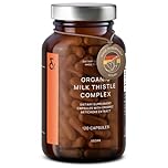 Organic Milk Thistle & Artichoke Extract Complex - Rich in Silymarin & Bitters - 120 Capsules = 60 Days Supply - Vegan - Non-GMO - Made in Germany