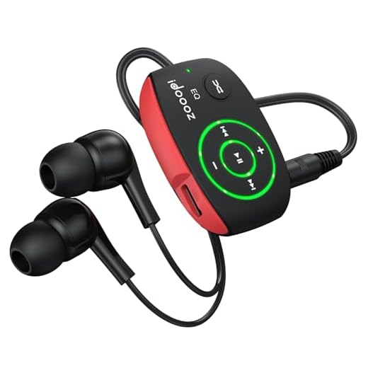 Mp3 Player with LED Light,idoooz X2 8GB Mini Mp3 Music Player,Clip Mp3 Player for Sports,Gym,Jogging,Running,Lossless Sound Quality