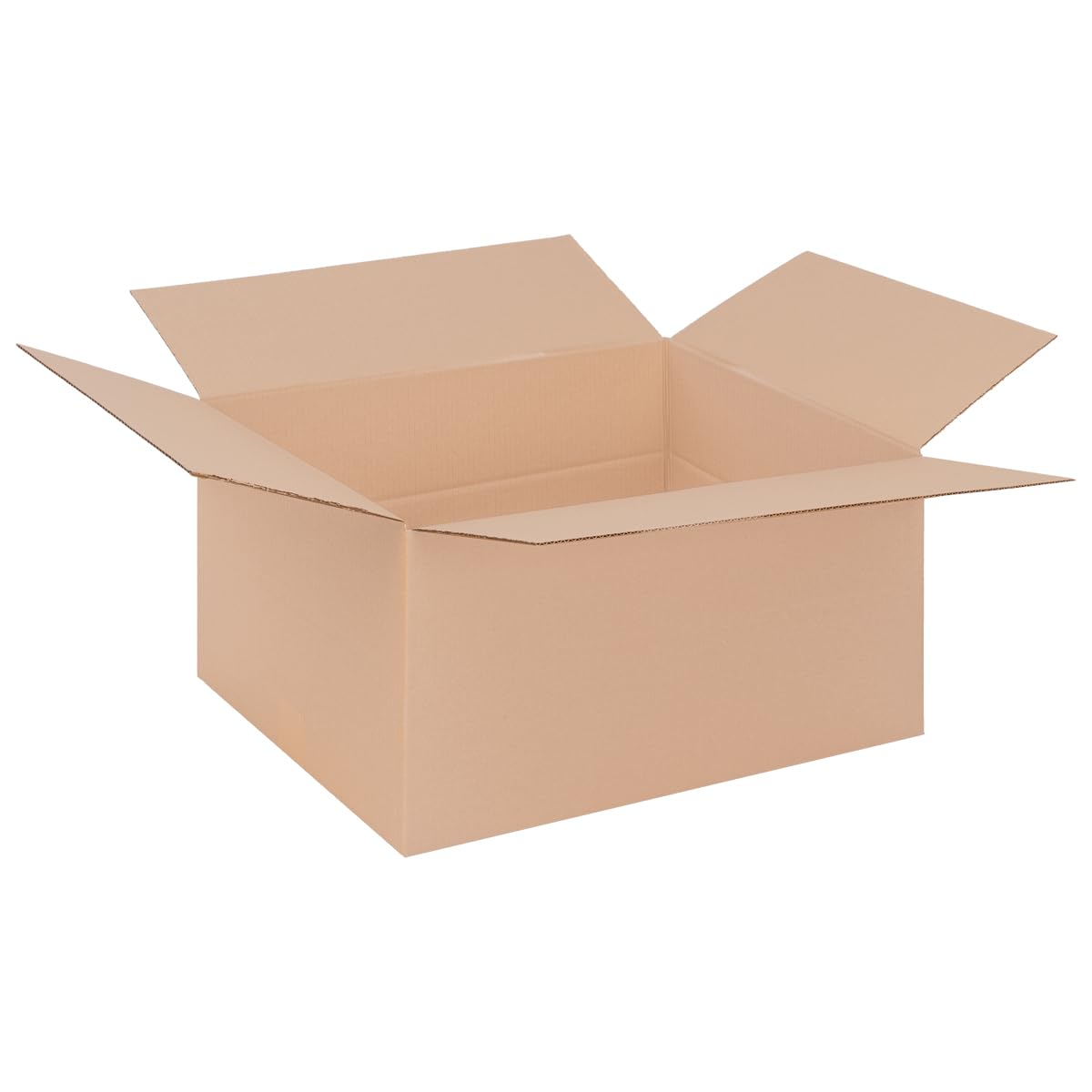 verpacking Kartony składane 570 x 430 x 285 mm brązowe (wymiary zewnętrzne 575 x 435 x 295 mm) zmienna wysokość przy 140 mm KK 98 1-faliste karton wysyłkowy do średnich towarów pakiet DPD GLS Hermes