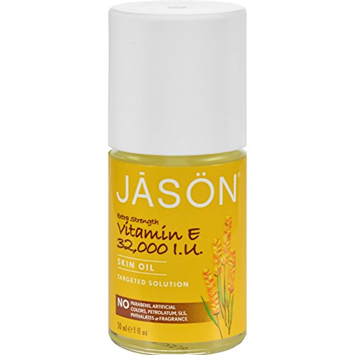Jason Skin Oil, Extra Strength Vitamin E 32,000 IU, Targeted Solution, 1 Oz