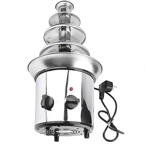 Schokobrunnen mit Schmelzfunktion, Schokoladenfondue-Brunnen, 220V 4 Ebenen Elektrische Schokoladenschmelzmaschine… – Bild 3