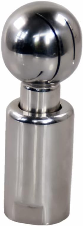 DN15 - DN50 Internal Thread Stainless 304 Rotary Spray Ball Clamp CIP Tank Cleaning - (A, Color: DN25)
