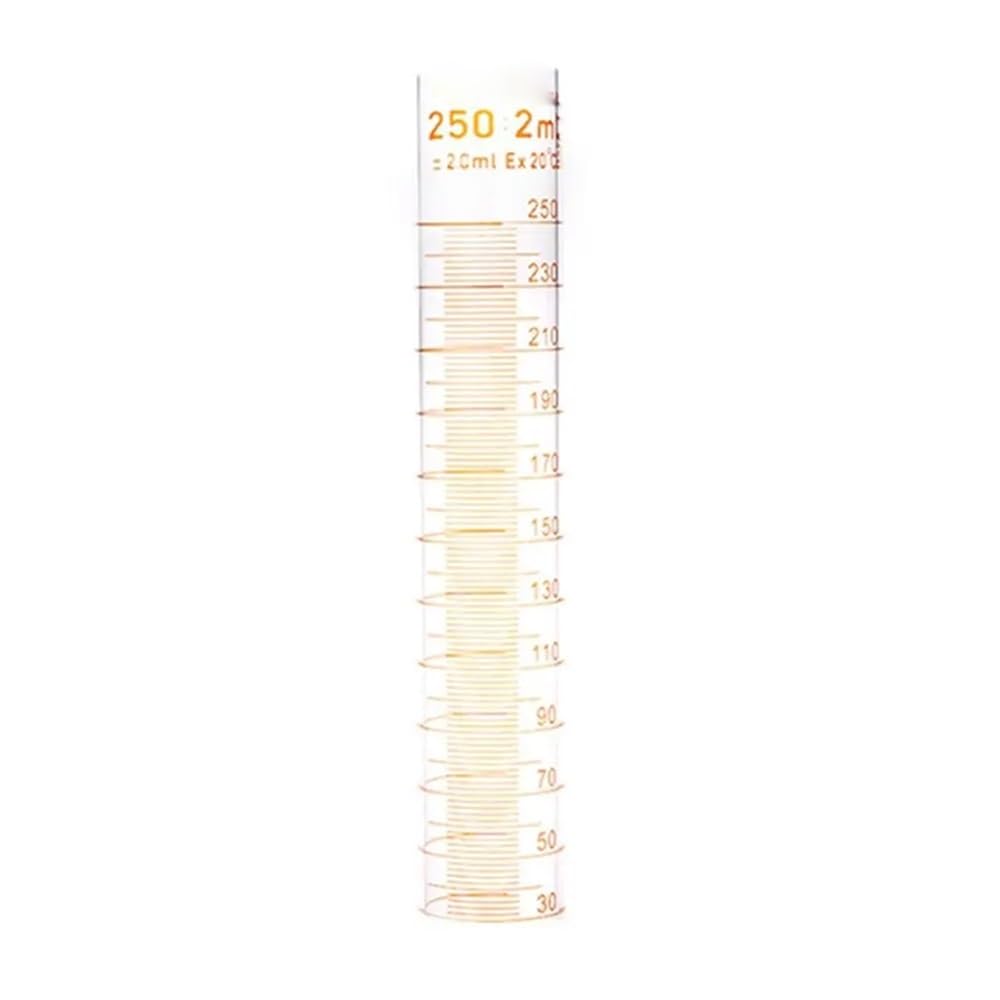 Laborgeräte und -ausrüstung 250 ml Glasmesszylinder mit Graduierung und Ausgussöffnung, Laborglas