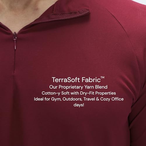 Image of Men's Cuddle Tee | TerraSoft Ultra Soft, Sweat-Wicking & Odour-Proof T-Shirt for Gym, Walks, Runs & Everyday Wear | Performance Tee with Cotton-Like Comfort