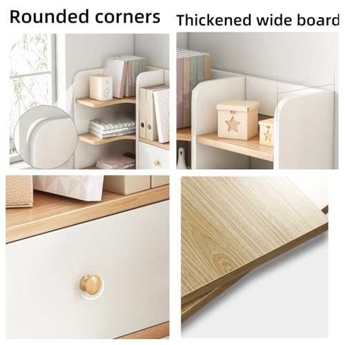 Gabinetes de almacenamiento de madera con acabados elegantes para encimeras 6
