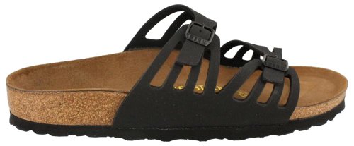 Birkenstock Granada Sandal,Black Birkibuc,40 N EU