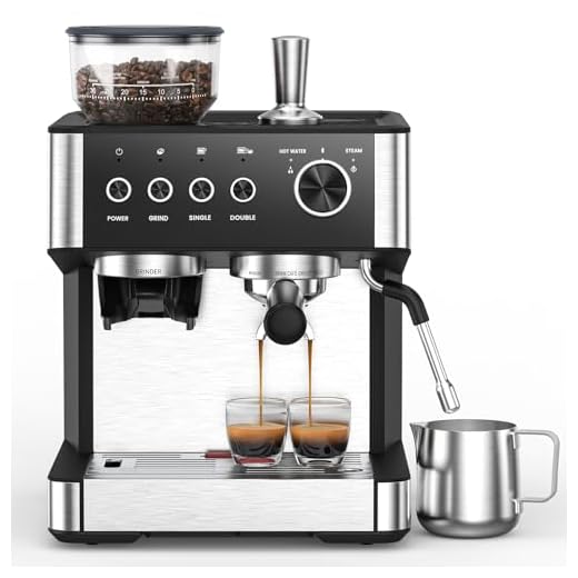 Espresso Machine with Built-in Grinder