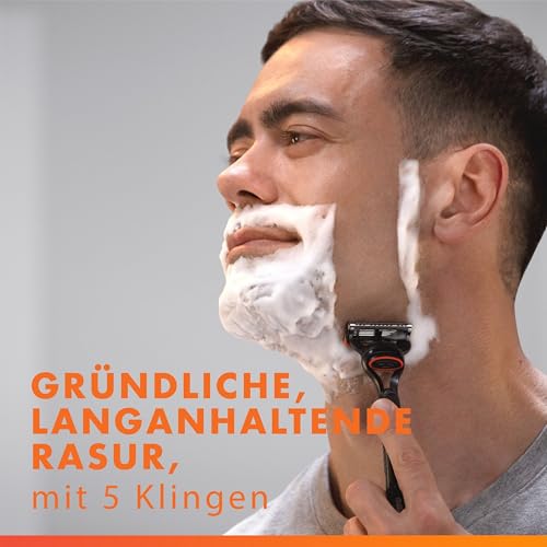 Gillette Fusion5 Rasierklingen, 12 Original Ersatzklingen für Herren mit Größerem Gleitstreifen für Ein Sanftes Gleiten und 5 Klingen für Eine Unglaublich Gründliche und Komfortable Rasur 2