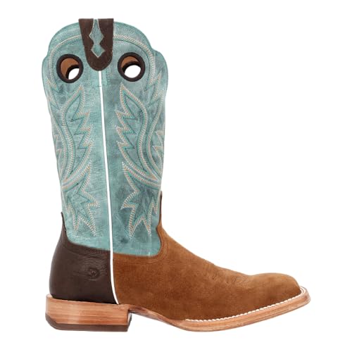 Durango Men's PRCA roughout western boot semelle résistante et cuir robuste 8.5W