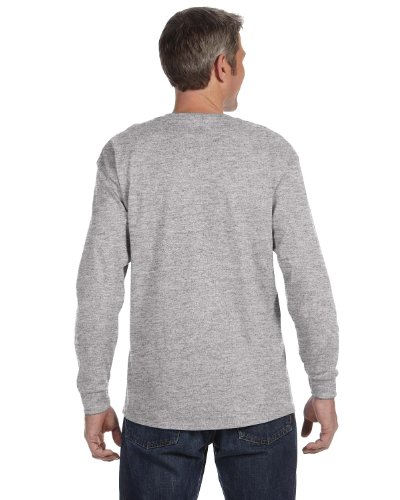 Image of Hanes Mens 6.1 oz. Tagless ComfortSoft Long-Sleeve T-Shirt (5586)