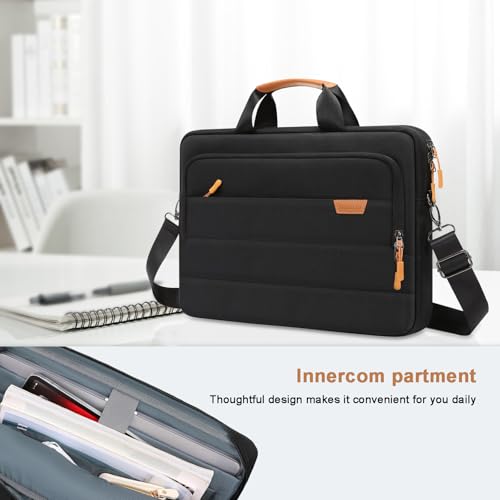 Maletín para Laptop Mosiso de 16 pulgadas Negro miniatura 7