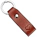 Produktbild KAVAJ Schlüsselanhänger Leder Prague Herz Cognac-braun mit Gravur, Damen & Herren, Hochzeitsgeschenk, Partnergeschenk, Freund, Freundin, Geburtstag, Schlüsselring, Schlüsselband, Geschenk, Jahrestag