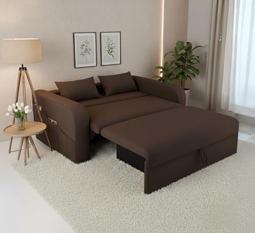 Sofá Cama Com Baú 2 Lugares 140cm Lady Day Retrátil Com Almofadas...