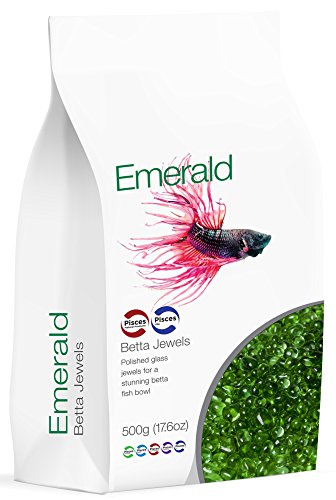 Pisces USA Emerald Green Betta Jewels 17oz for Siamese Fighting Fish, Betta Fish, Goldfish, Guppies, one size (AM-BETTA100)
