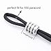 TI-EDC Titanium Paracord Lanyard Bead Compatible for 550 Paracord Bracelet Lanyard Keychain DIY Barrel EDC Accessories Making Supplies