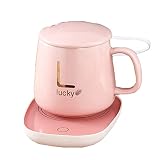 Coffee Mug Warmer,Smart Warmers Desk Cup Electric Plate Auto On/Off Gravity Induction Intelligent Gr