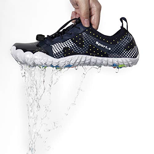 Image of Water Shoes for Men Barefoot Quick-Dry Aqua Sock Outdoor Athletic Sport Shoes for Kayaking, Boating, Hiking, Surfing, Walking