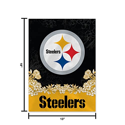 Image of Rico Industries NFL Standard /Primary 13 inch x 18 inch Double Sided Garden Flag - Great Gift for Men, Women, & Fans