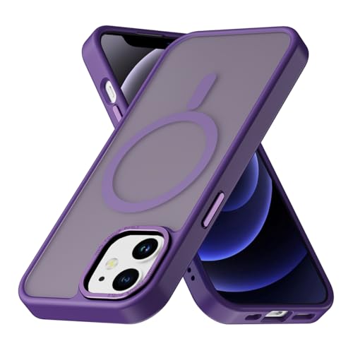 PinLiSheng Magnetic for iPhone Case (Purple, iPhone 12 Mini)
