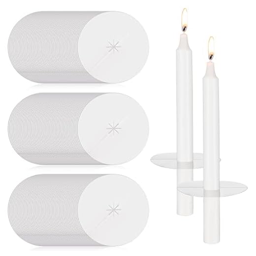 150 Pack Church Candle Drip Protectors Candlelight Service Kit Heavy Duty Paper Candle Holders for Candlelight Vigil Church Service, Devotional Candles, Christmas Eve Candles