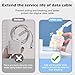 CameCosy Charger Cable Protector Set Compatible with iPhone 18/20W Power Adapter, Data Line Cable Wire Saver for USB Type-C/L, Charger Plug Protector with Cute 3D Pink Beige Flowers Design for Women