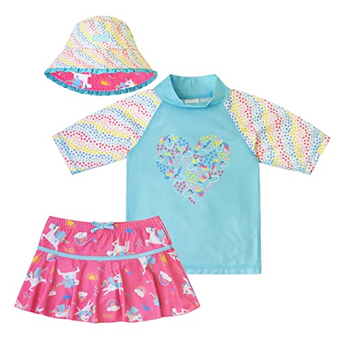 Image of UV SKINZ UPF 50+ Girls' 3-Piece Swim Set