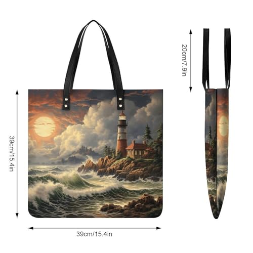 Sac à main cuir végétalien Coast Wave seau chic et durable