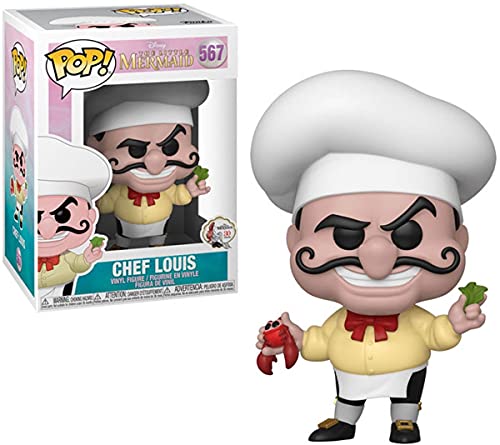 Funko Pop! Disney: Little Mermaid - Chef Louis, Multicolor, Standard