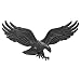 Whitehall Products Decorative Wall Eagle, 29-Inch, Black