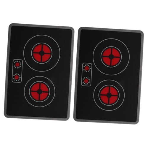 VICASKY 2 piezas de accesorios de cocina de juguete realistas con sonido de luz juguete de cocina para niños pequeños batería no incluida