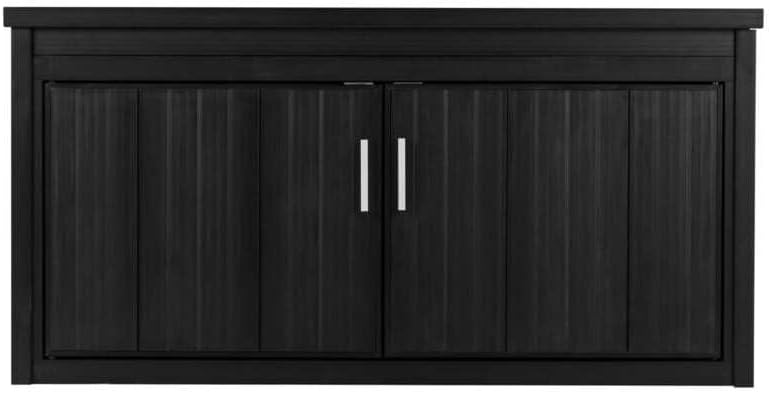 New Age Pet LitterLoo Bench Cat Litter Box Cover - Non-Toxic ECOFLEX - Odor & Moisture Resistant - Multiple Cats & Automatic Litter Boxes - 10yr Warranty, Black