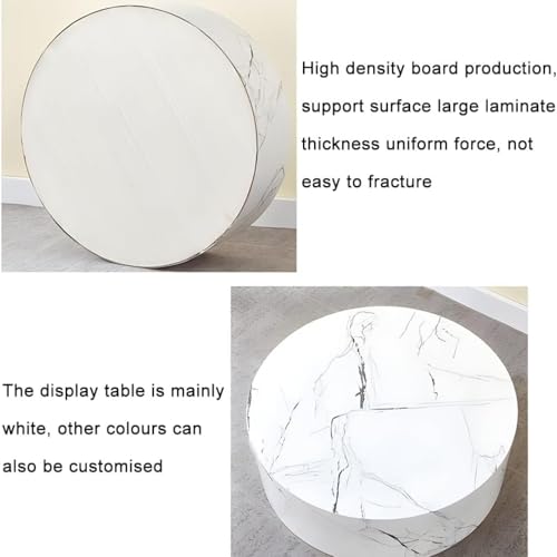 Espositore per negozio da sposa, decorazione per eventi, grande colonna cilindrica per manichini, oggetti di scena e collezioni fotografiche (80 x 15 cm)