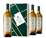 Apto para veganos Marqués de Riscal - Vino blanco Finca Montico Denominación de Origen Rueda, Variedad 100% Verdejo, 100% Organic con certificación ecológica - Estuche 3 botellas x 750 ml - Total: 2250 ml
