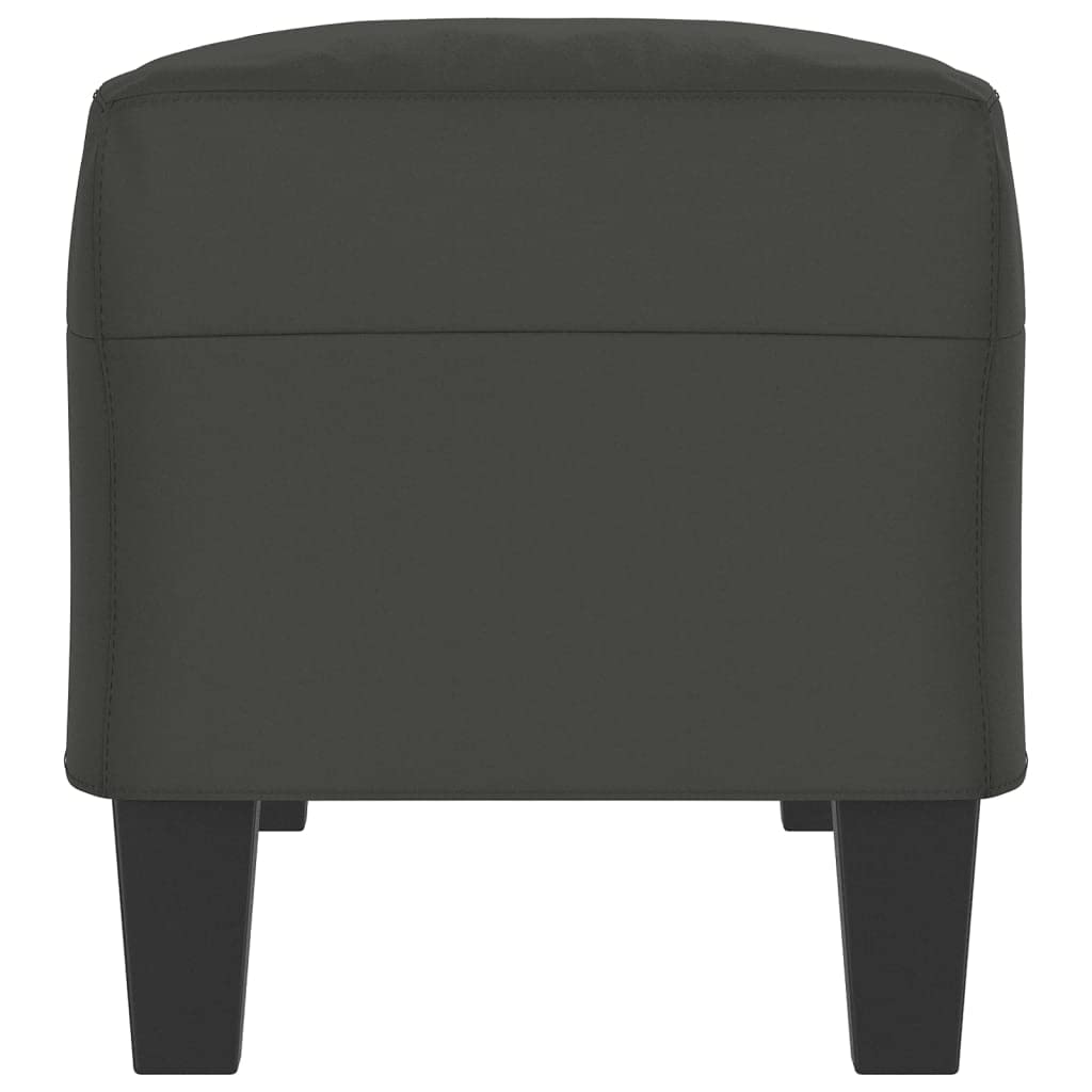Sitzbank Dunkelgrau 100x35x41 cm - Moderne Polsterbank aus Mikrofaser, Elegante Bettbank und Flurbank für Wohnzimmer und Schlafzimmer, Bequemer Polsterhocker und Schuhbank