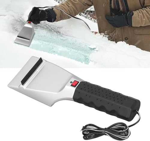 Ice Scraper for Car Windscreen,Electric Windshield Ice Scrapers, Winter Car Heating Ice Scraper, Automotive Electric Heated Windshield Window Snow Shovel ,Universal for Cars for Trucks Windshield