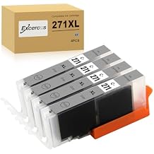 Compatible Ink Cartridge Replacement for CLI 271 CLI-271XL Gray Ink Cartridges Work with PIXMA TS9020 MG7720 TS8020 Printers 4-Pack CLI-271XL GY
