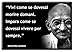 Enjoymagnets Mahatma Gandhi Aimant avec Phrases forestières et Personnages célèbres pour la Croissance personnelle