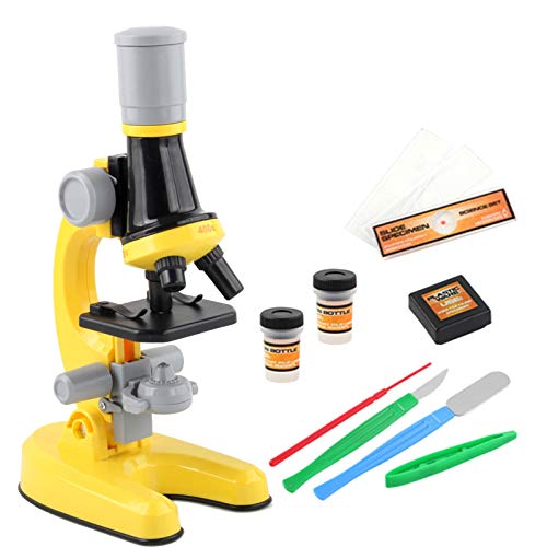 oftenrain Talking Microscope Upgraded Kids Microscope 100X/400X /1200X Science Experiment Toy, Easter Gift, Microscope for Kids, & Science Toy, Interactive Learning, Ages 4+