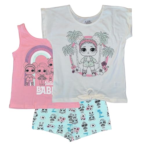 Image of L.O.L. Surprise! Girls' 3-Piece T-Shirt, Tank Top and Short Set