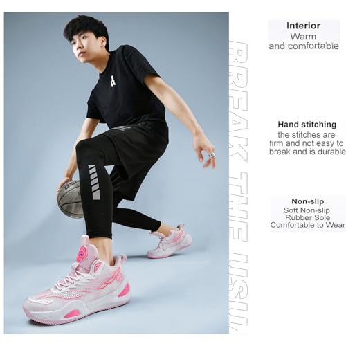 Men's Sports Non-Slip Breathable Real Training Basketball Shoes Fashion Comfortable Cushioning Fitness Sneakers Outdoor Running Walking Shoes2