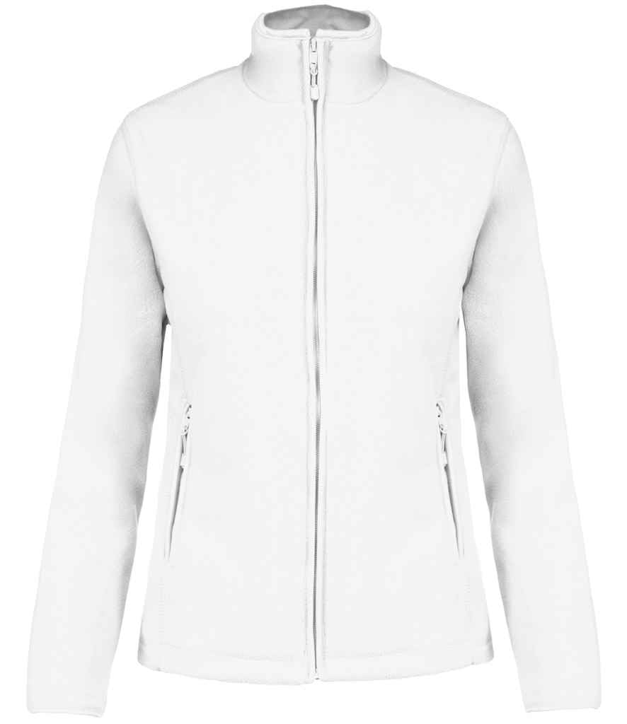 COOZO Ladies Maureen Micro Fleece Jacket - White - M