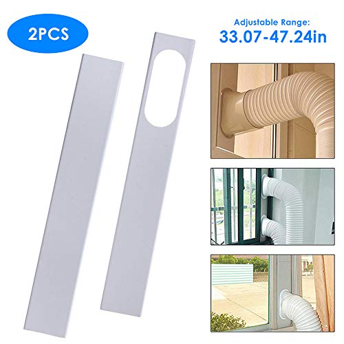 DECDEAL 2 PCS Suportes de Vedação de Janela para Mangueira de Escape 33.07-47.2in Kit de Ventilação