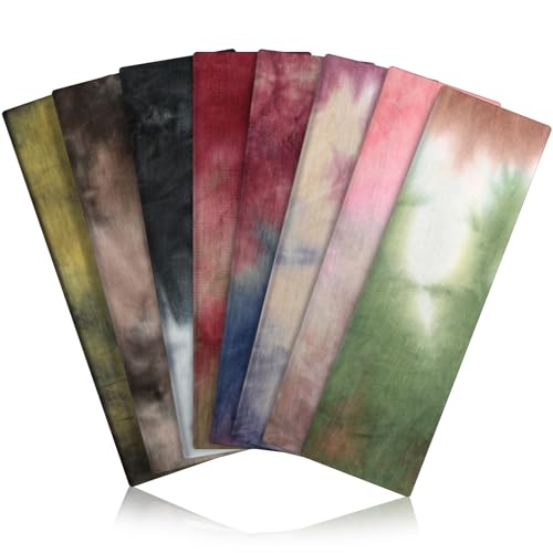 Image of 8PCS Summer-Exclusive Non Slip Sports Elastic Soft Running Fashion Headbands Absorb Sweat for Women & Men Working Out, Travel