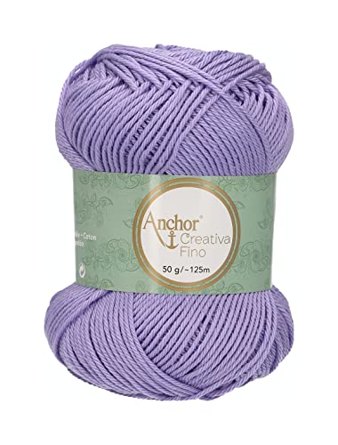 ANCHOR Creativa Fino, Thickness: 4, Packaging: 50G, Running Length: 125M 108 Crochet Threads, Joy