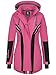 Produktbild Rock Creek Damen Softshell Jacke Mantel Regenjacke Übergangsjacke Softshelljacke Damenjacke Regenmantel Outdoorjacke Kapuze D-492 Pink M