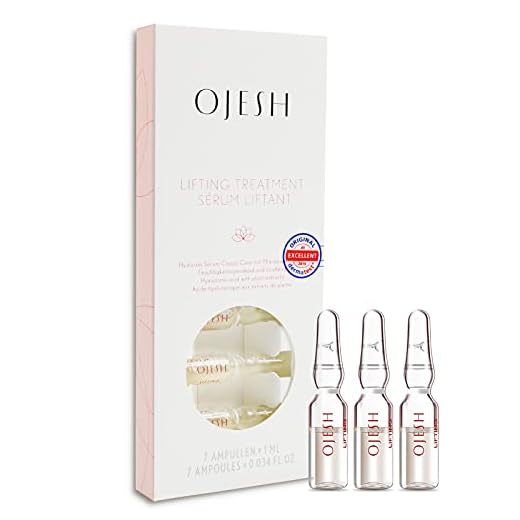 OJESH Hydrating Hyaluronic Acid Serum Booster Deep Hydration for face, Anti-Aging, Repairing, Replumping, Lifting Treatment Classic-7 Ampoules (4 Box)